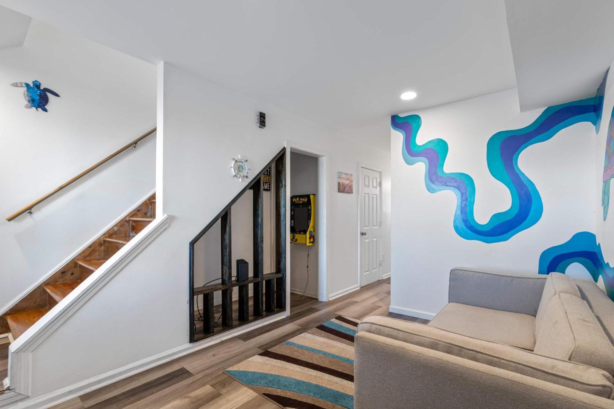 Arcade Nook & New Sea Turtle Mural- 3Br Atlantic City Buitenkant foto
