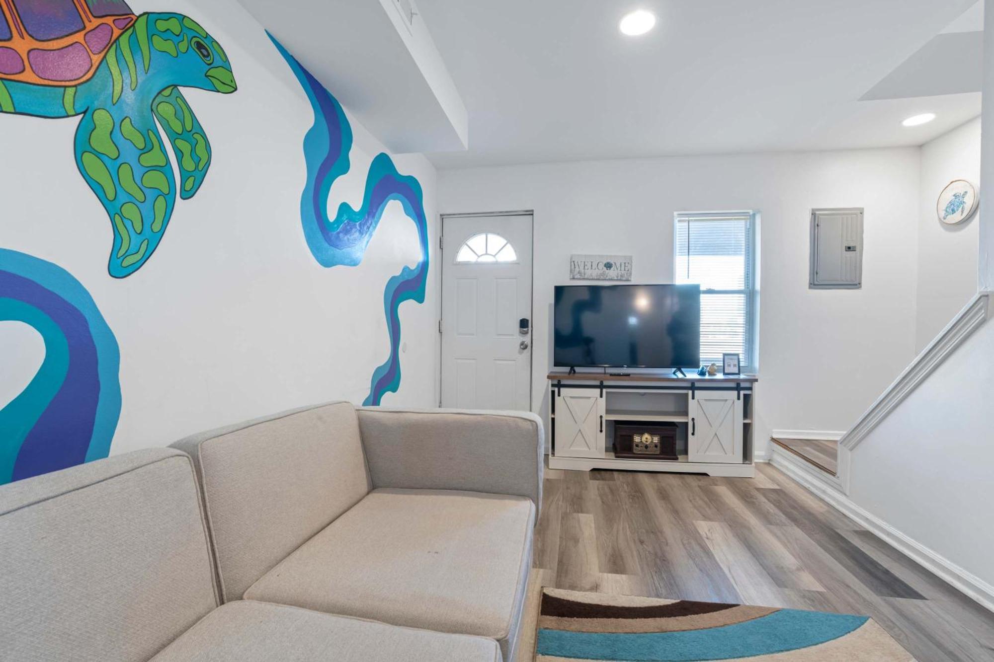 Arcade Nook & New Sea Turtle Mural- 3Br Atlantic City Buitenkant foto