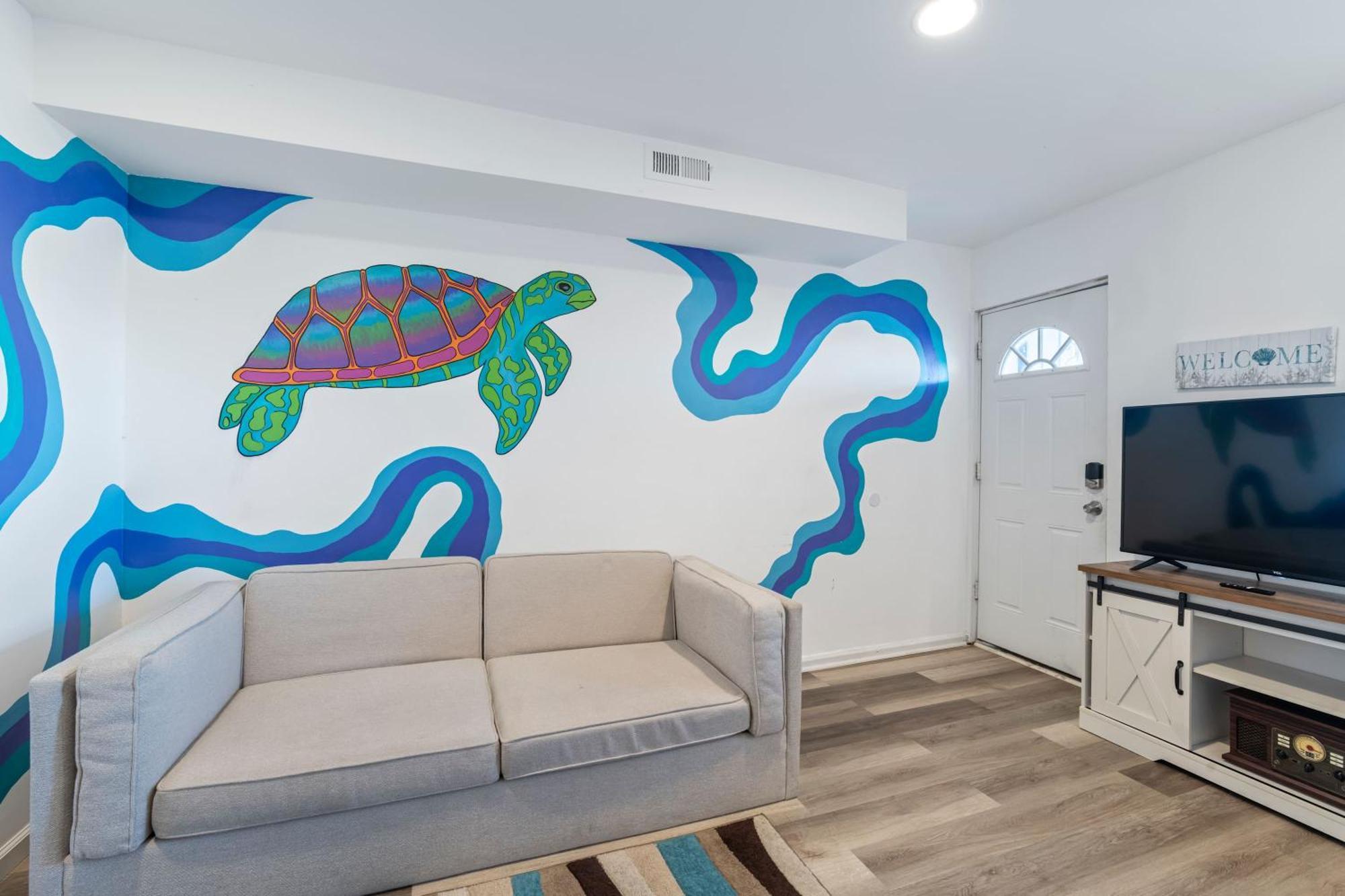 Arcade Nook & New Sea Turtle Mural- 3Br Atlantic City Buitenkant foto